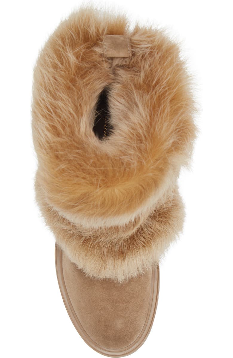 Gianvito Rossi Genuine Shearling Boot, Alternate, color,