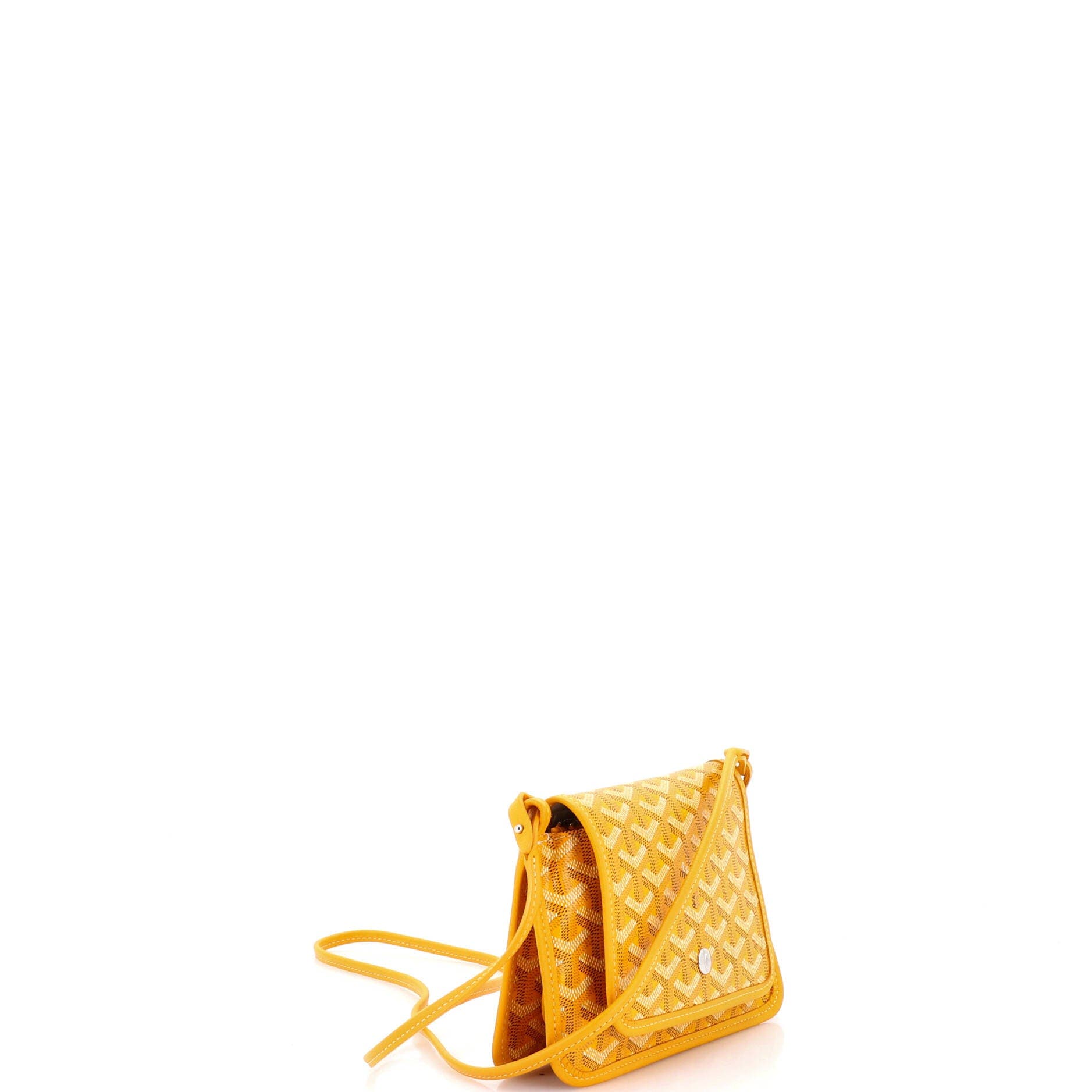 Plumet Clutch Wallet Coated Canvas, Alternate, color, Yellow
