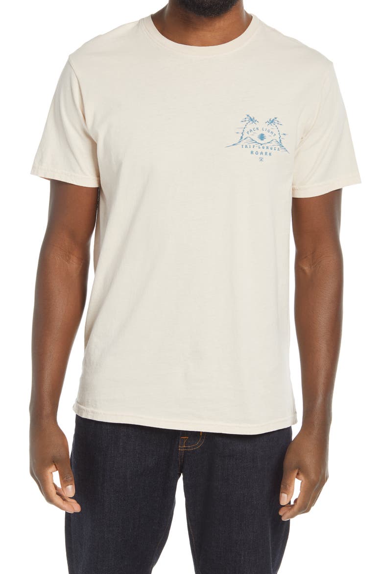 Men's Pack Light Trip Longer Graphic Tee, Main, color, FADED PINK