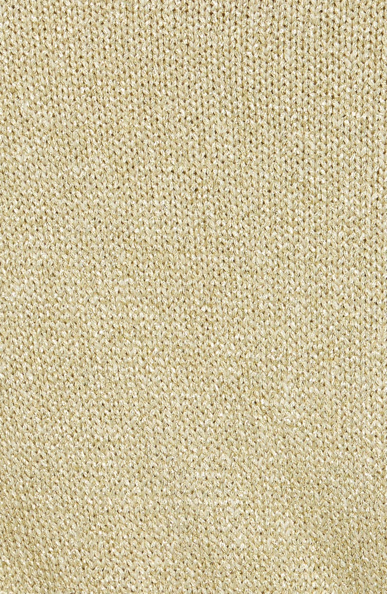 Open Edit Metallic Knit Twinset, Alternate, color,