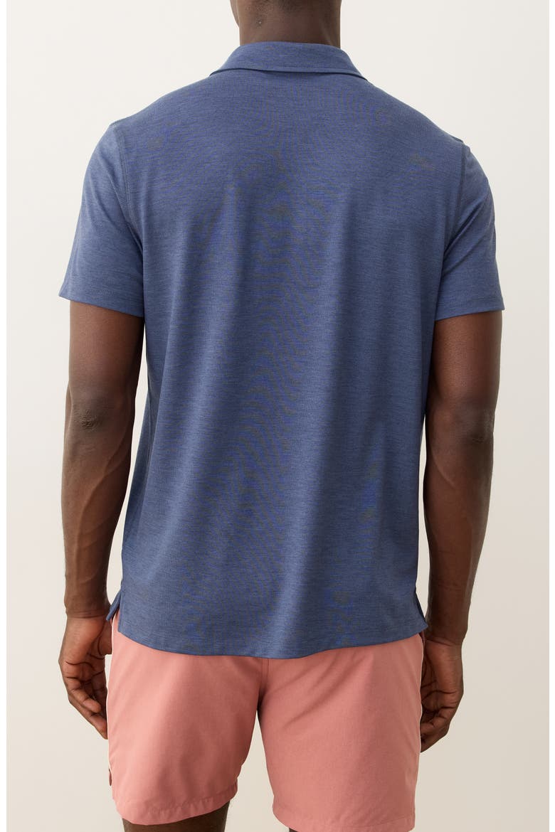 Air Pocket Performance Polo, Alternate, color, VINTAGE INDIGO