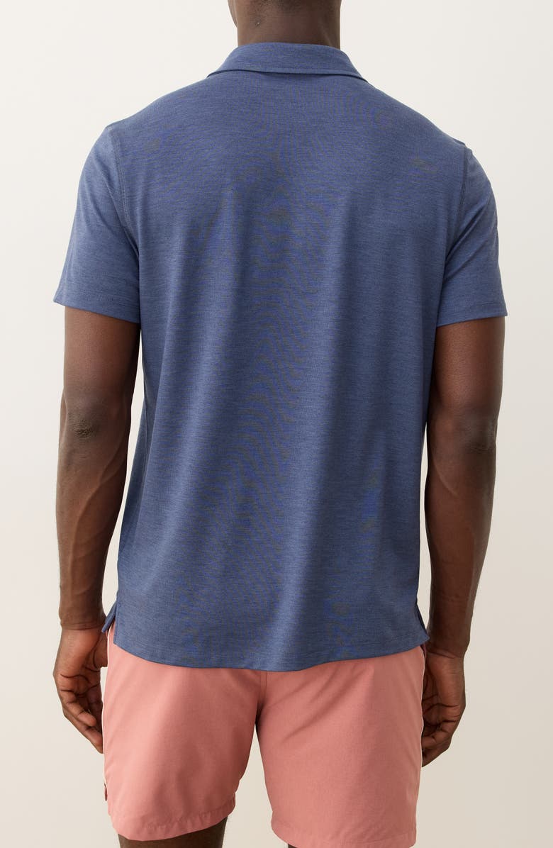 Marine Layer Air Pocket Performance Polo, Alternate, color, Vintage Indigo