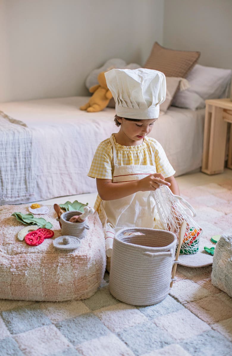 Lorena Canals Little Chef Braided Play Basket, Alternate, color, 