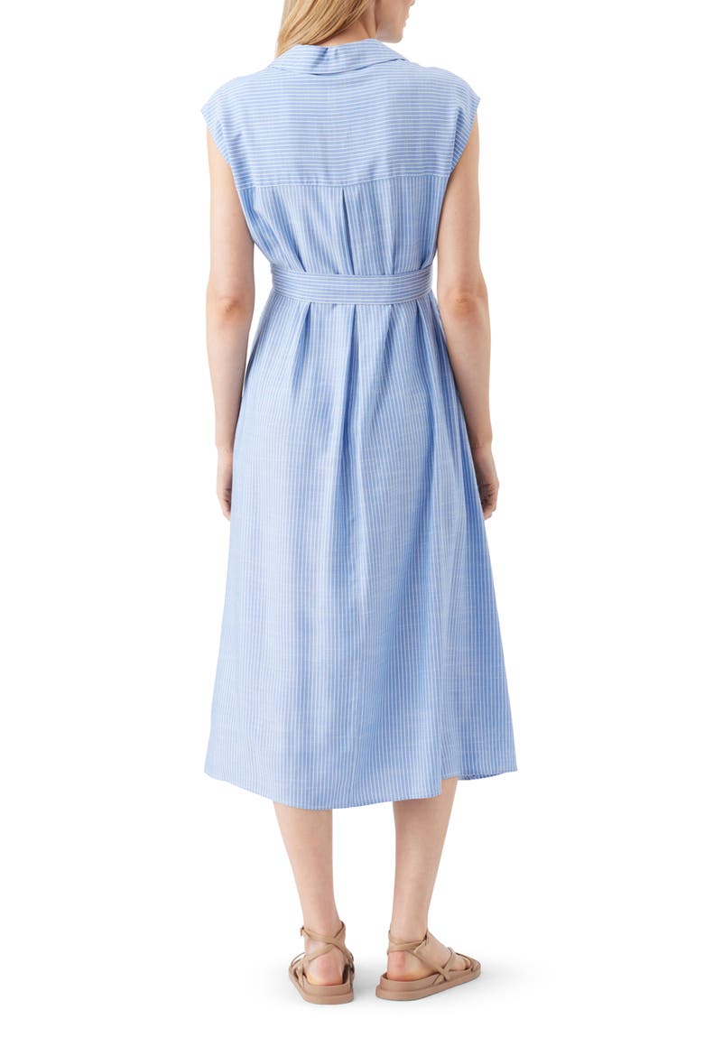 Abby Stripe Shirt Dress, Alternate, color, Blue / White