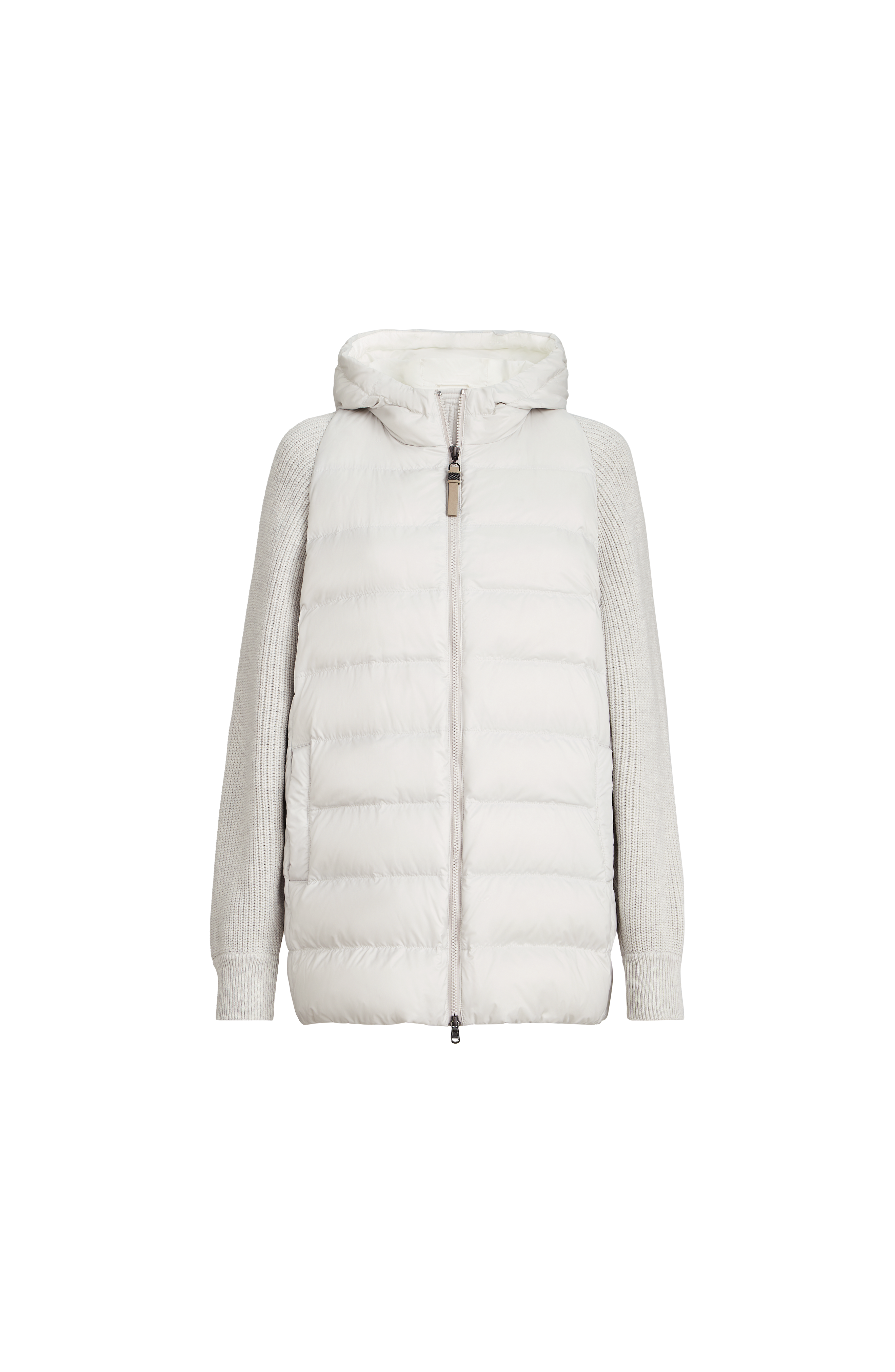 Nylon hooded down jacket - image 2