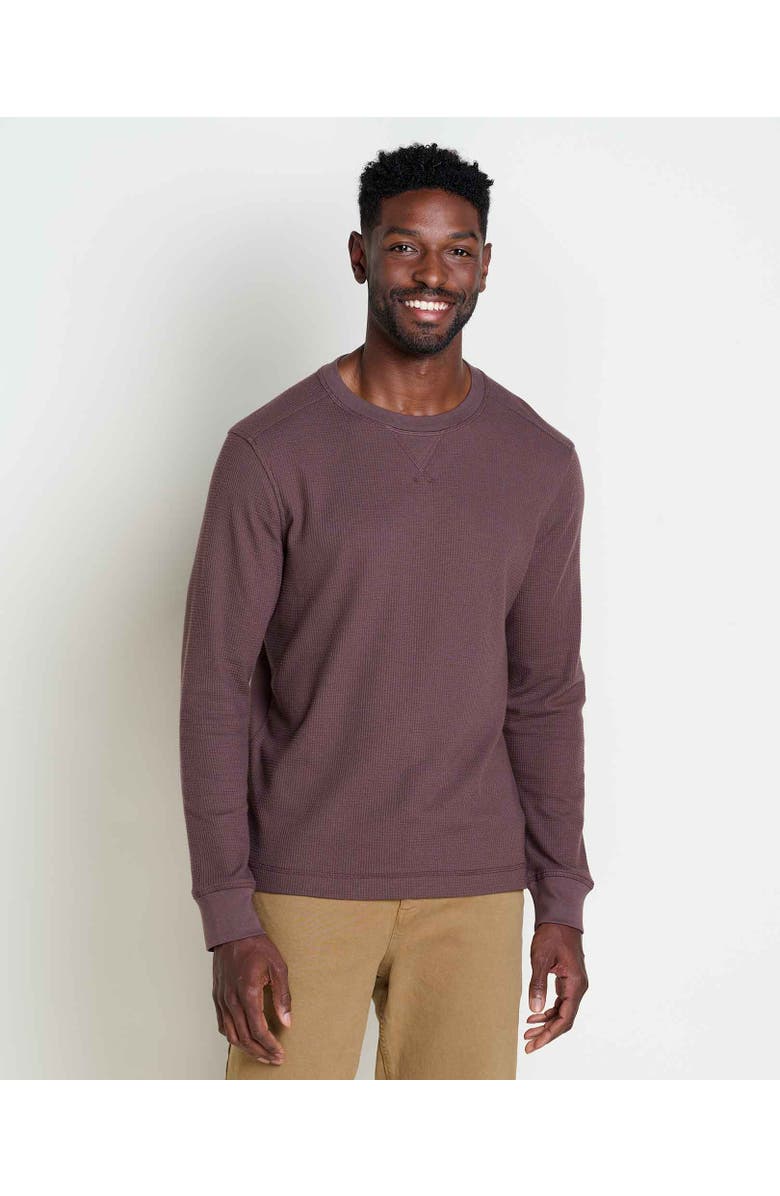 Toad & Co Framer II Long Sleeve Crew, Main, color, Raisin
