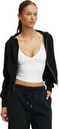 COTTON ON BODY Women's Active Raglan Zip Through Hoodie
