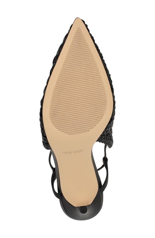 Nine West Fessla Ankle Wrap Pointed Toe Pump In Black