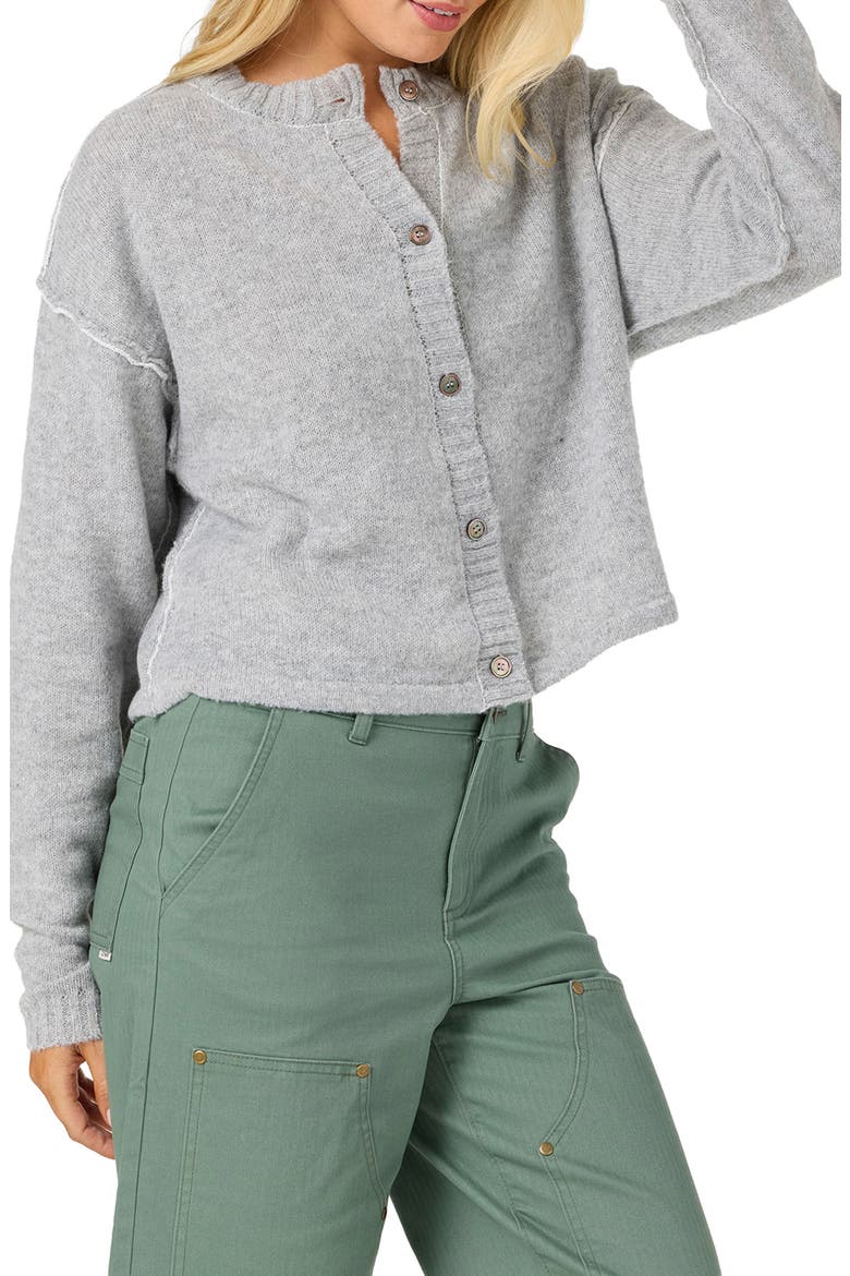 OG Calder Cardigan, Alternate, color, HEATHER ASH