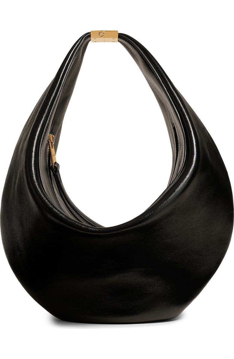 Khaite Small Olivia Leather Hobo Bag, Main, color,