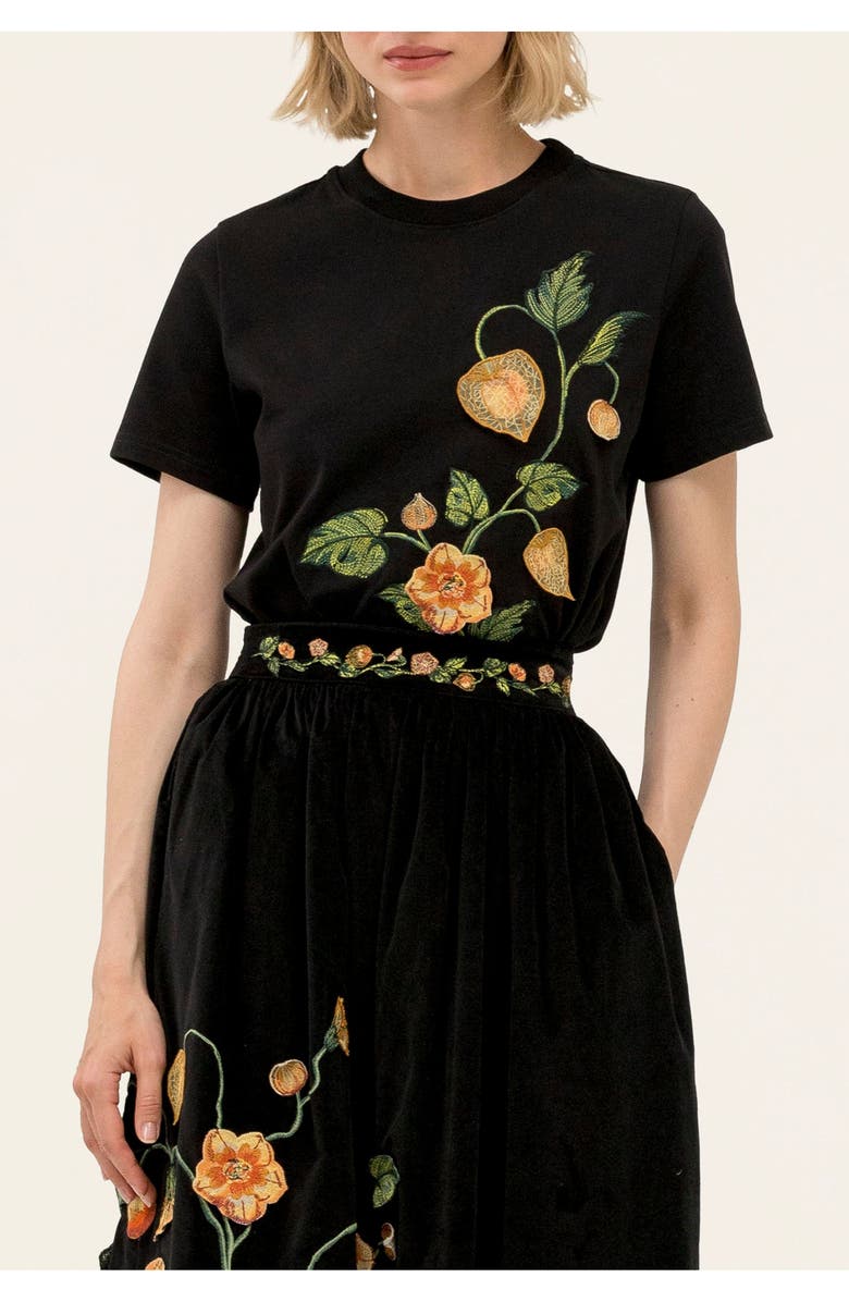 Agua by Agua Bendita Tangelo Uchuva Maxi Skirt, Alternate, color, Multi