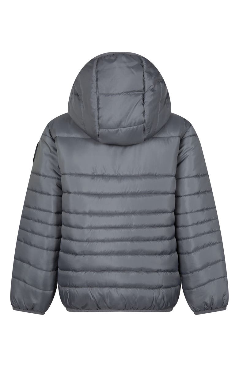 Nike Kids' Midweight Hooded Puffer Jacket, Alternate, color, Smoke Grey