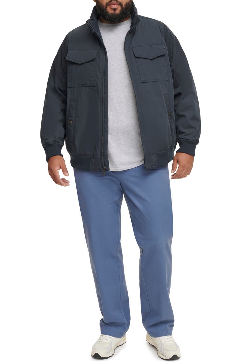 Cargo Bomber Jacket, Alternate, color, NAVY
