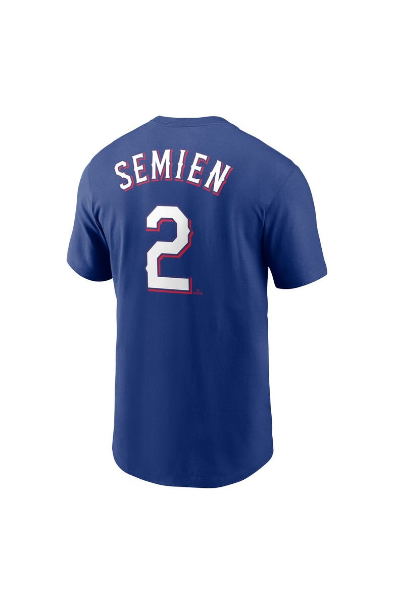 Nike Men's Nike Marcus Semien Royal Texas Rangers Name & Number T-Shirt, Alternate, color, Royal
