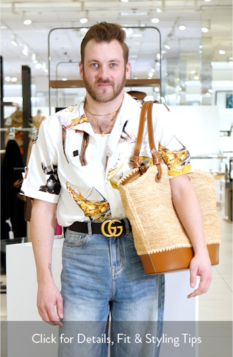 Squillo Raffia Tote