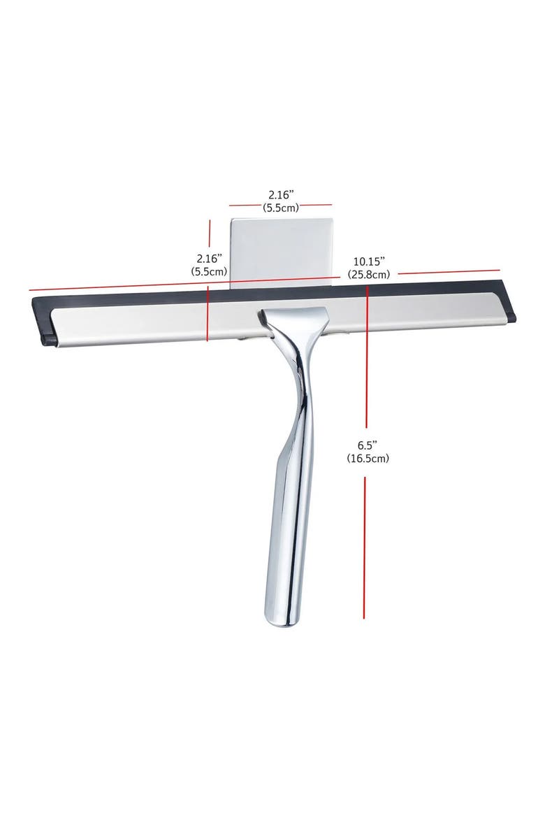 2-Pack Shower Squeegees, Alternate, color, SILVER