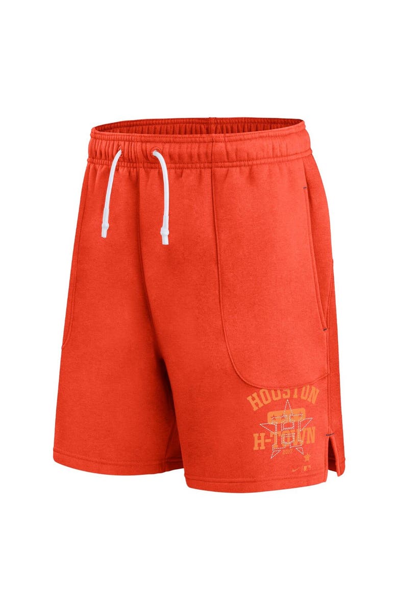 Nike Men's Nike Orange Houston Astros Statement Ball Game Shorts, Alternate, color, Orange