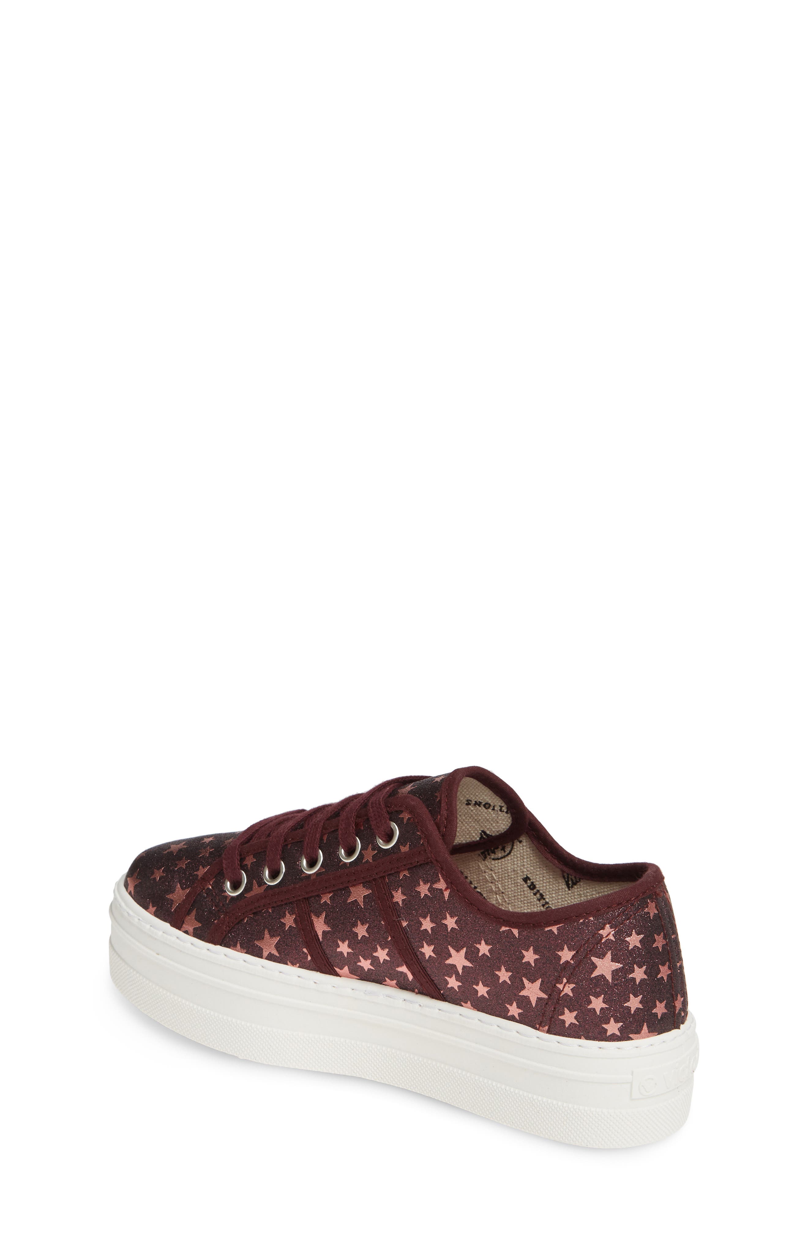 Victoria Shoes Barcelona Sparkle Platform Sneaker, Alternate, color, 