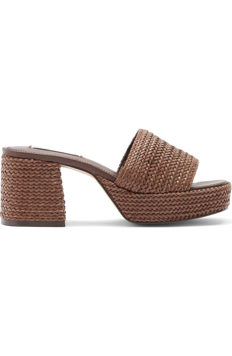 Steve Madden Troyye Platform Sandal, Alternate, color, Brown