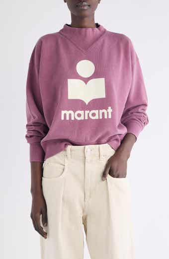 Isabel Marant Étoile Moby Logo Detail Cotton Blend Sweater