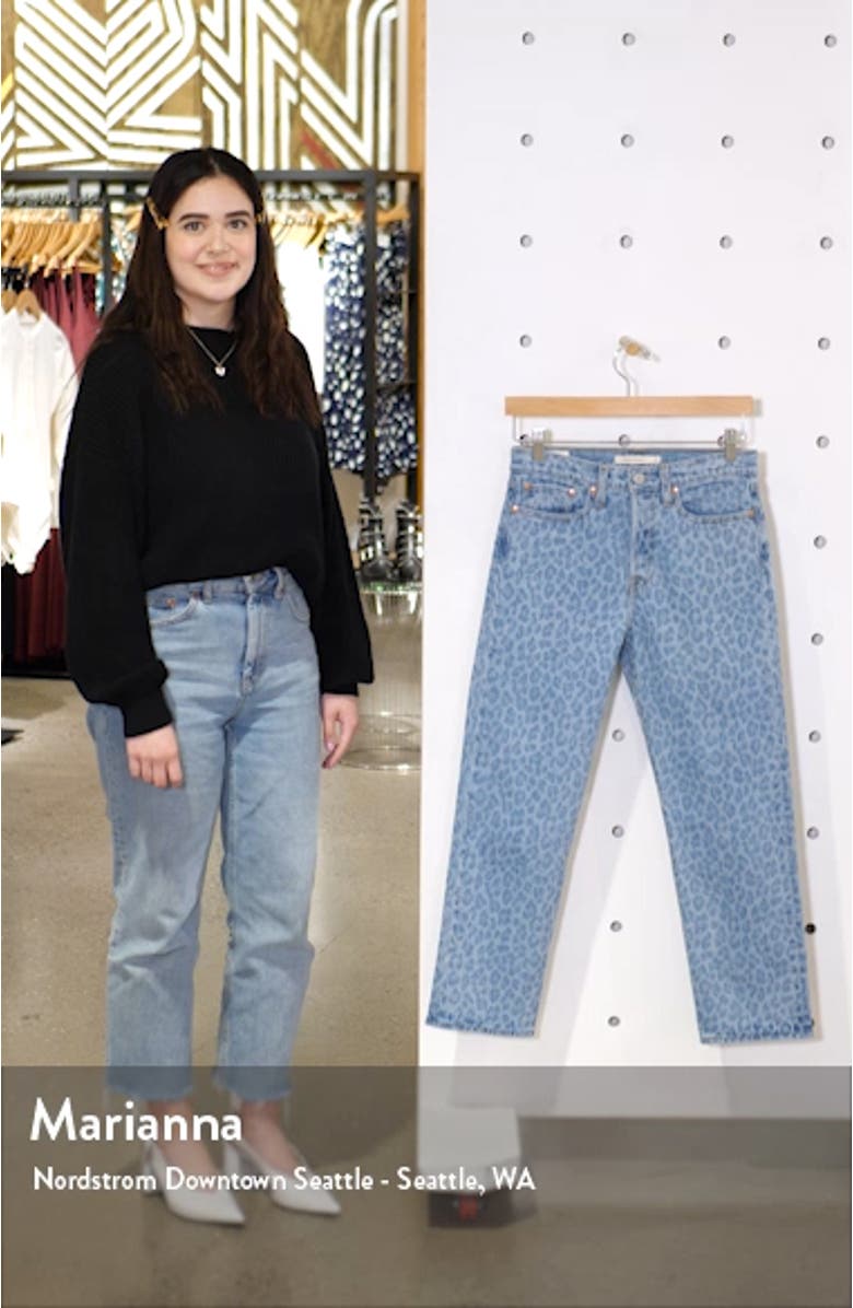 Wedgie High Waist Straight Leg Jeans, sales video thumbnail