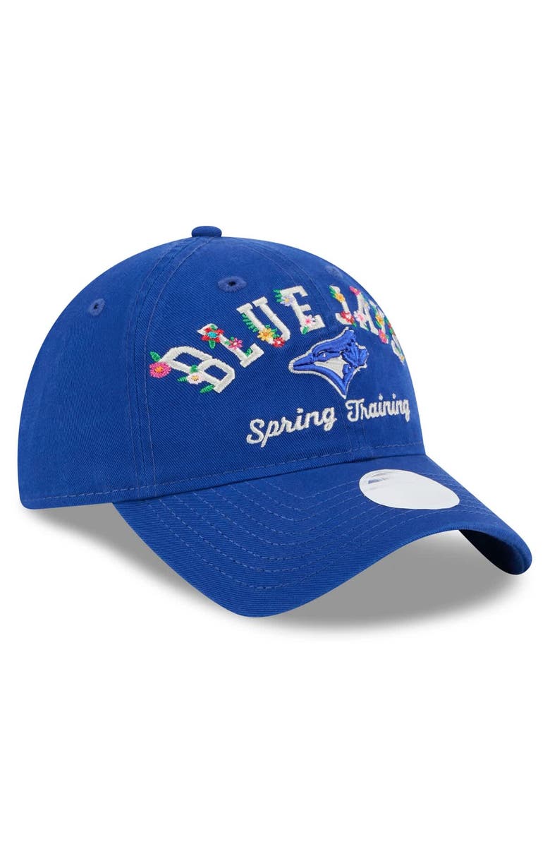 New Era Women's New Era  Royal Toronto Blue Jays 2025 Spring Training Floral 9TWENTY Adjustable Hat, Alternate, color, 