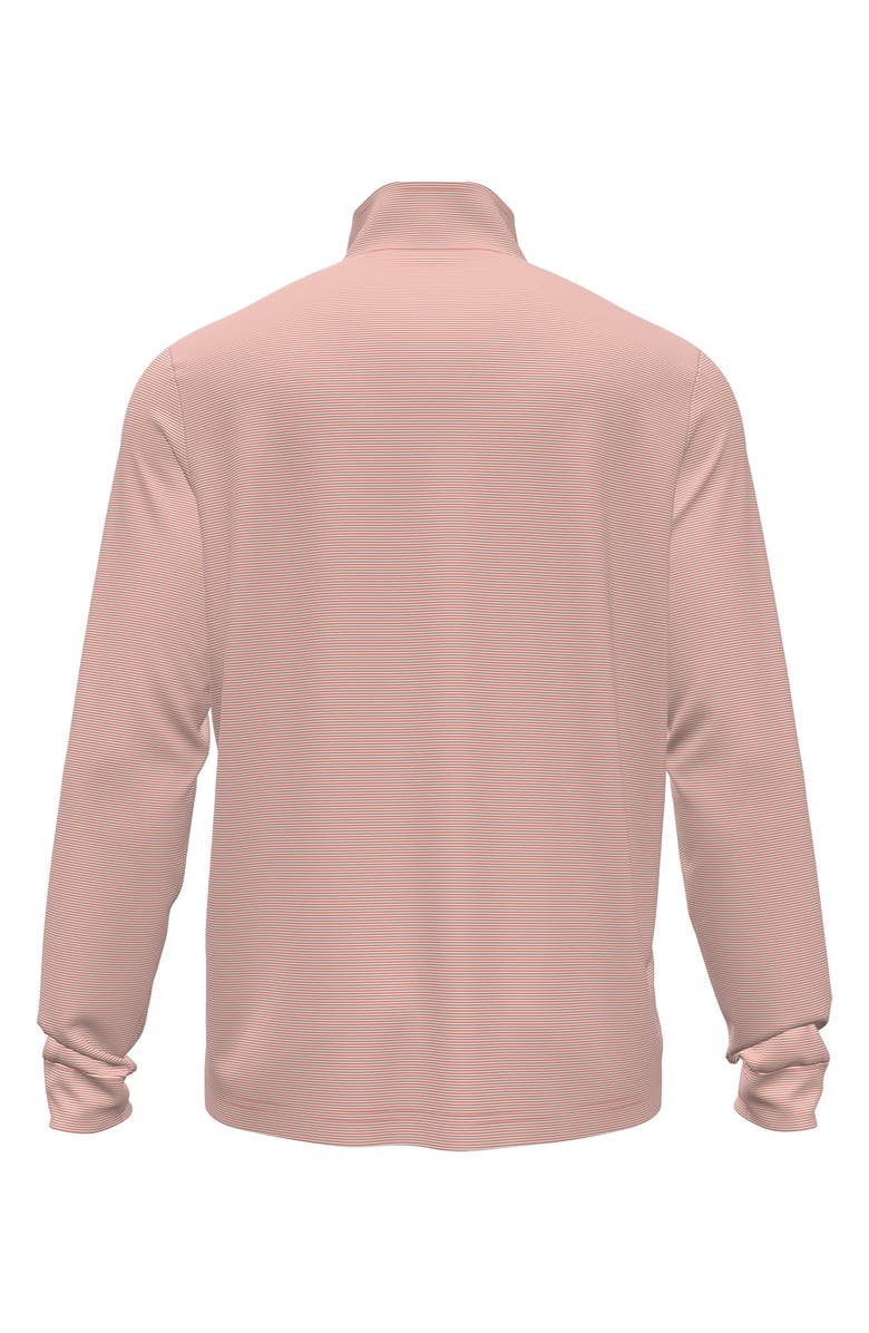 JACK NICKLAUS Stripe Mock Neck Half Zip Pullover, Alternate, color, Terra Cotta