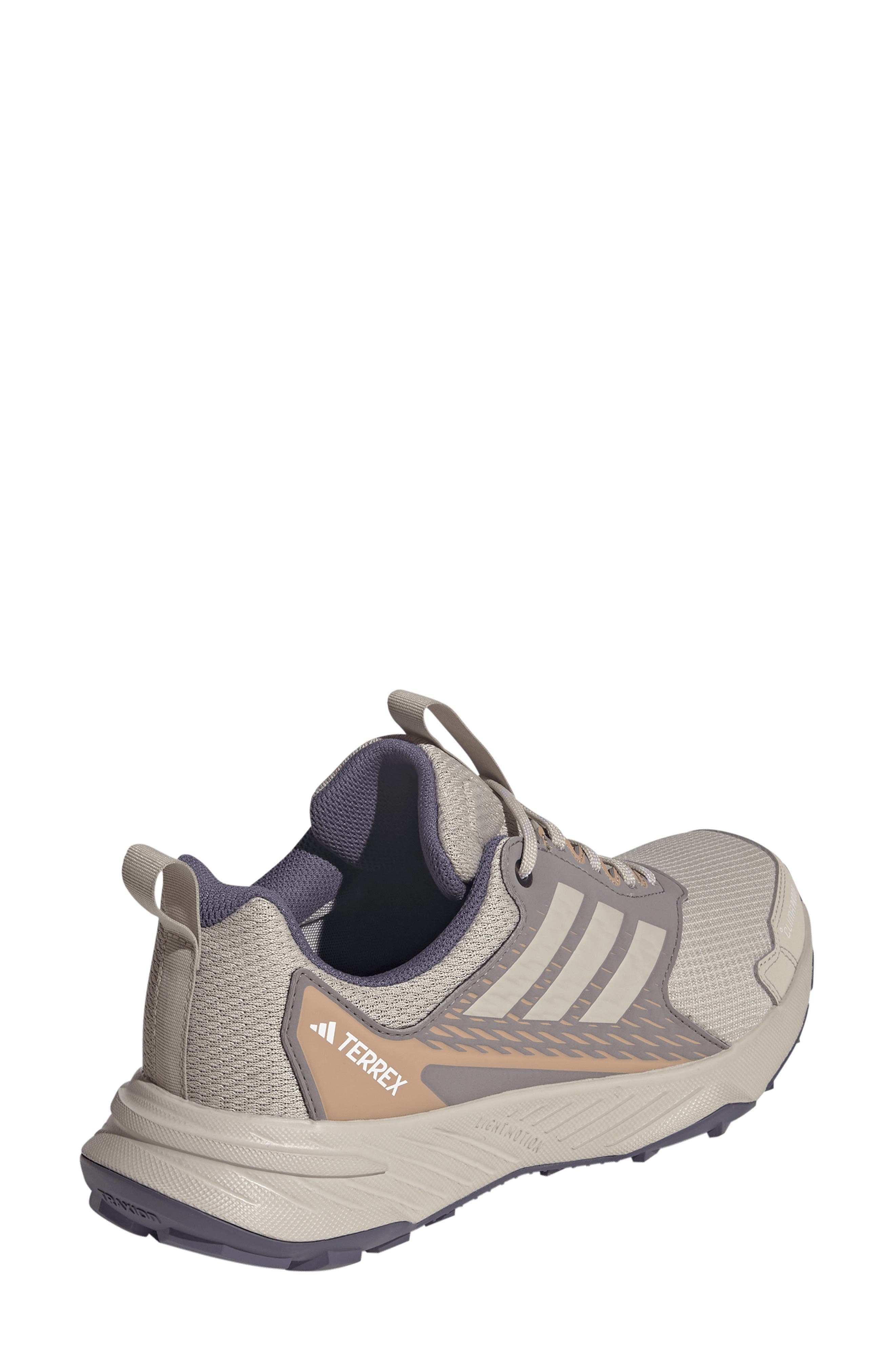 adidas Terrex Tracefinder Trail Hiking Shoe, Alternate, color, Wonder Beige/ Alumina/ Violet
