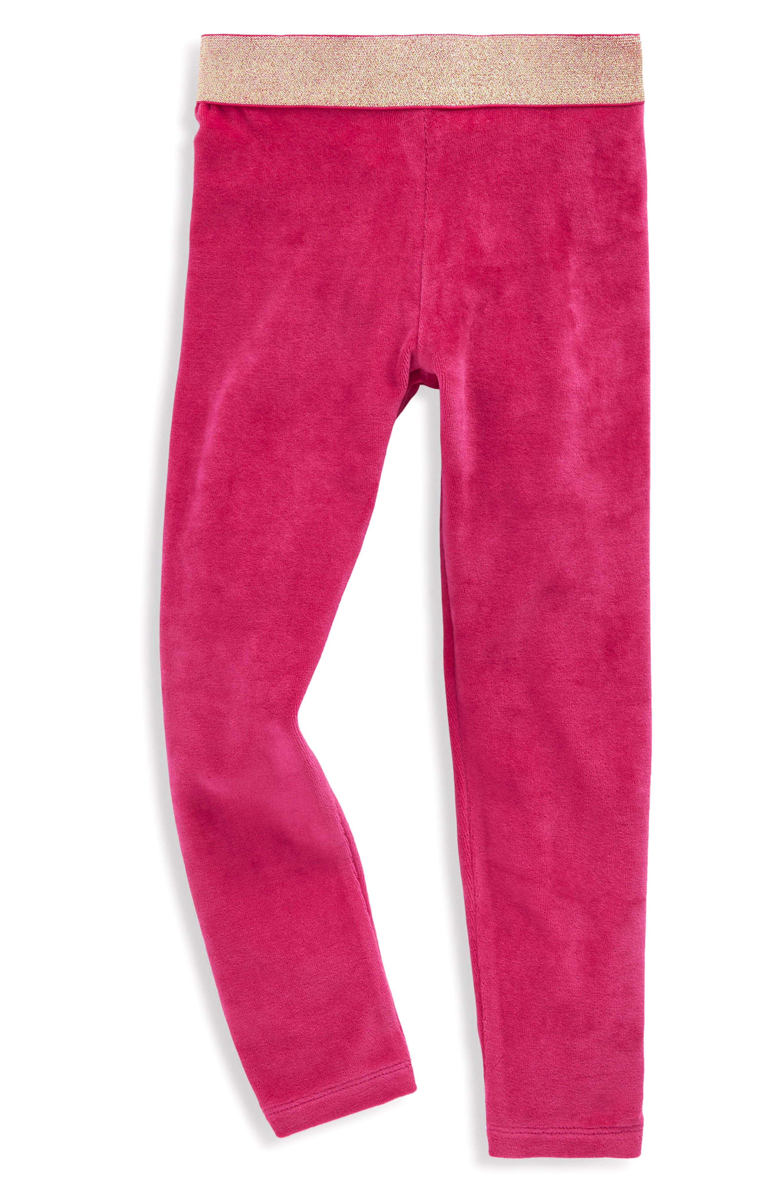 Mini Boden Kids' Velvet Leggings