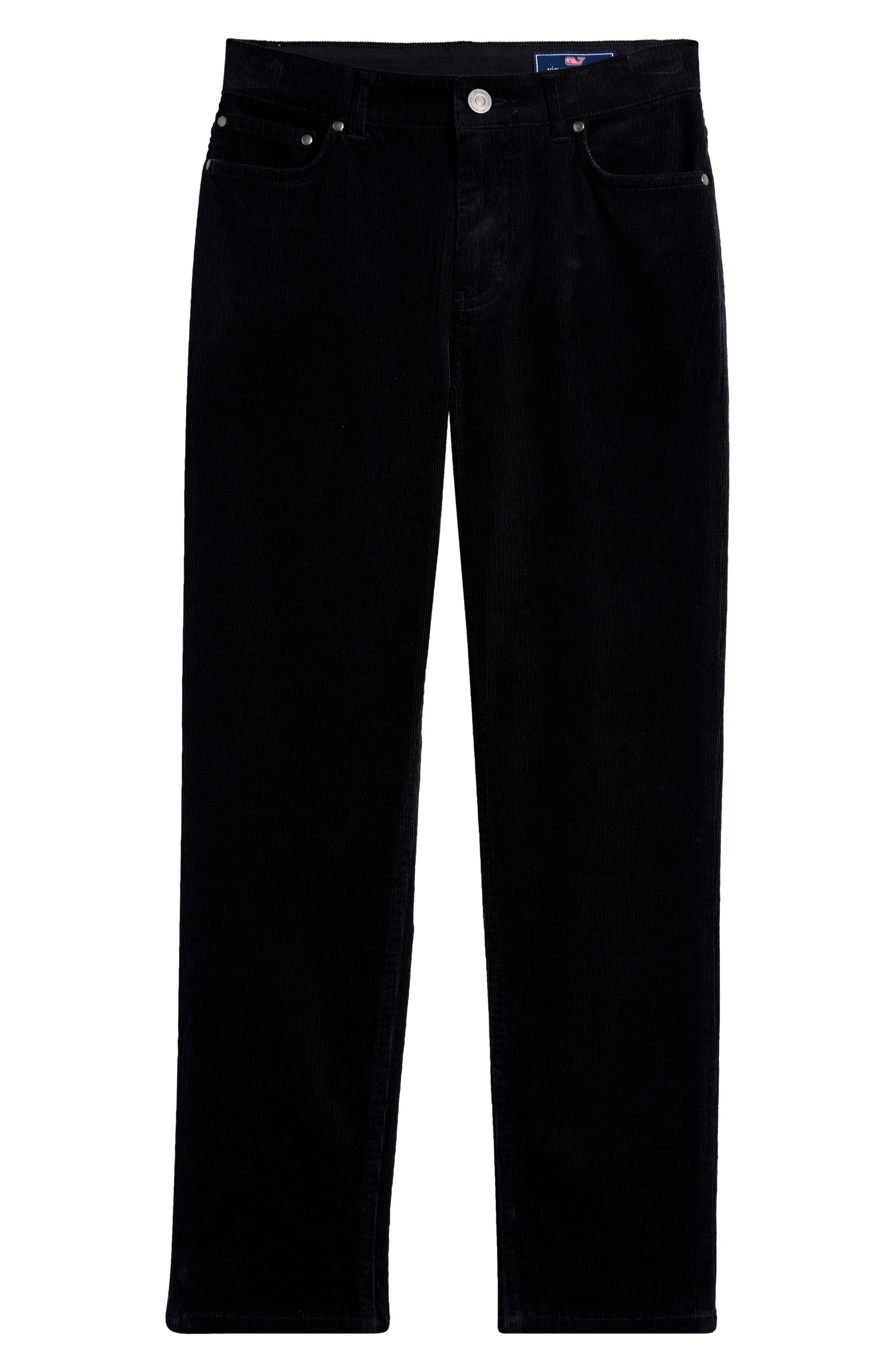 vineyard vines Kids' Corduroy 5-Pocket Pants in Jet Black 