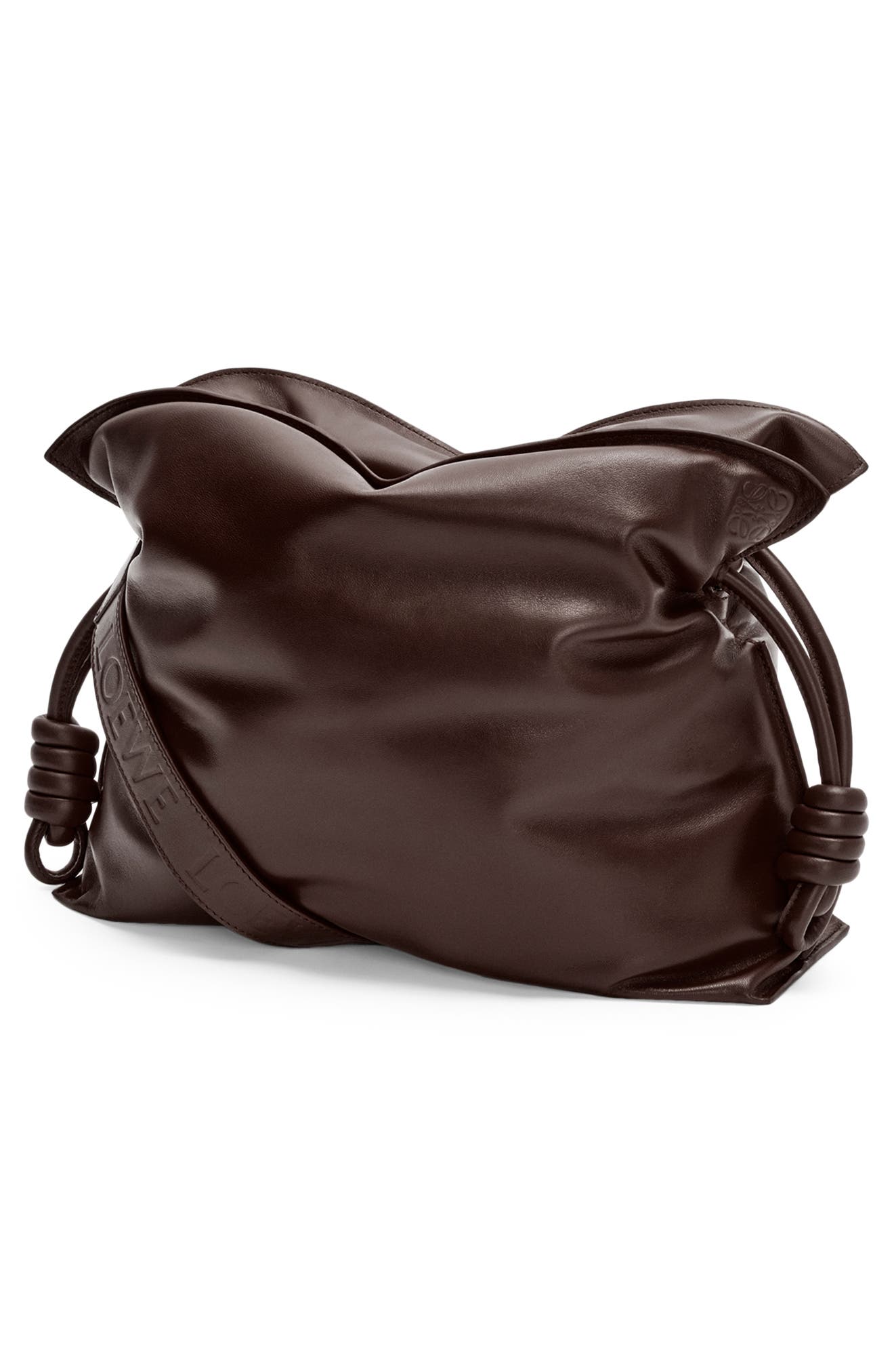 Loewe Flamenco Puffer Leather Clutch, Alternate, color, 