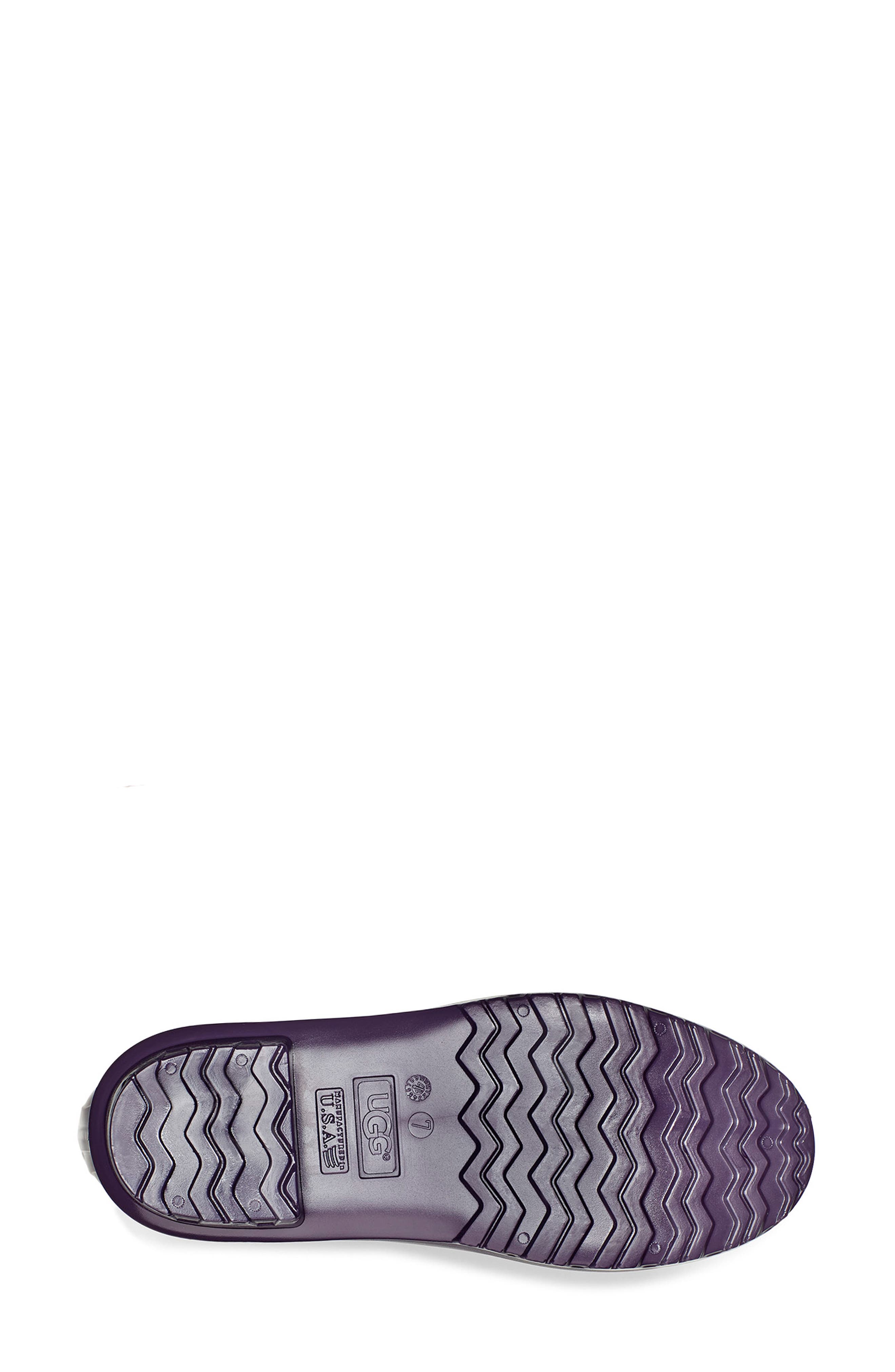 Shelby Matte Waterproof Rain Boot, Alternate, color, NIGHTSHADE RUBBER