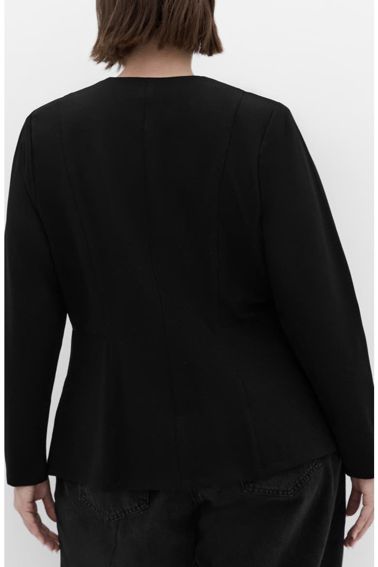 Peyton Ponte Jacket, Alternate, color, BLACK