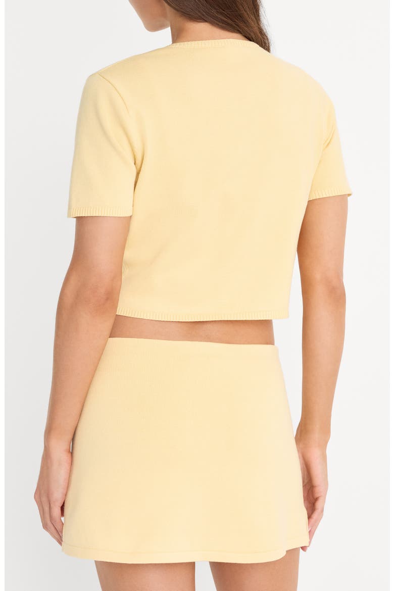 The Keepsake Crop Cardigan, Alternate, color, HONEY