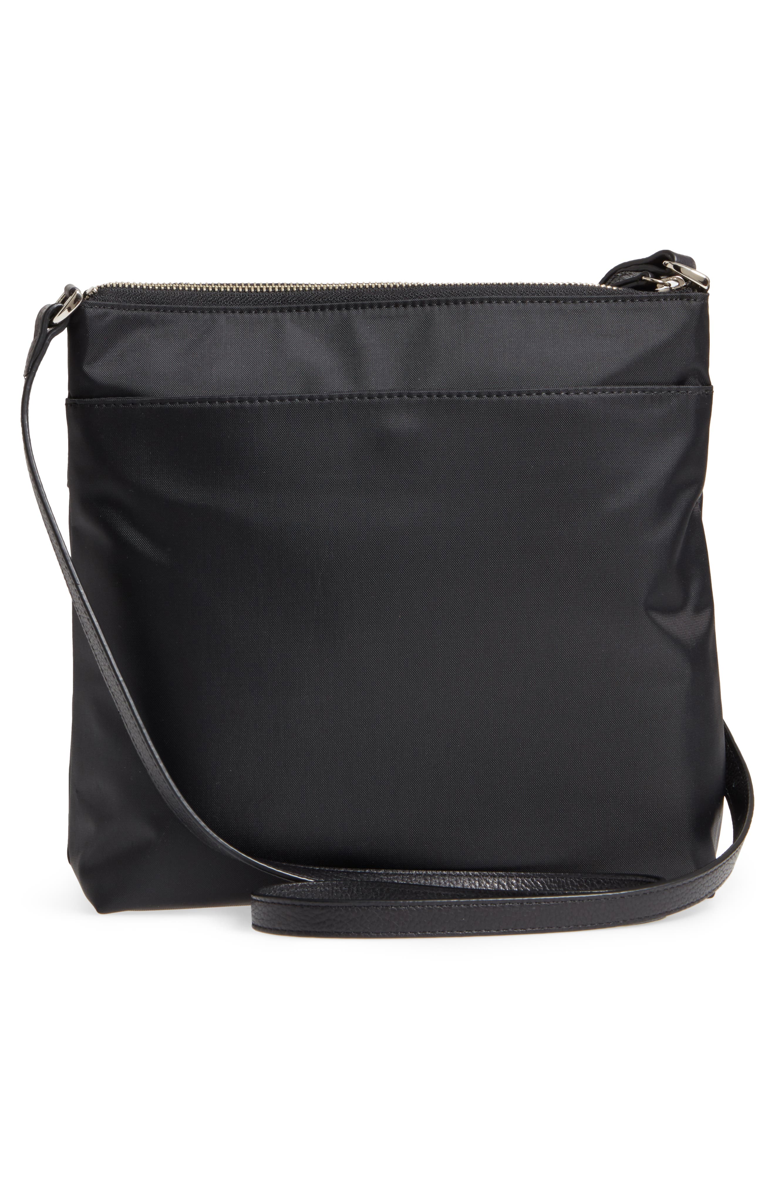 Kaison Nylon Crossbody Bag, Alternate, color, BLACK