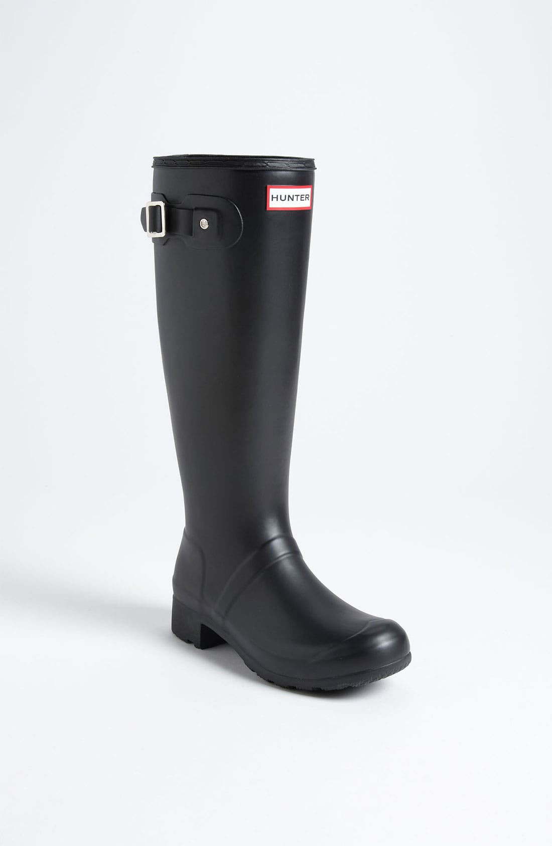 'Tour' Packable Rain Boot, Main, color, BLACK