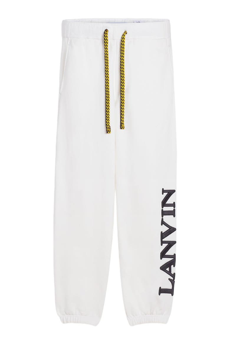 X FUTURE UNISEX LOGO JOGGING PANTS, Alternate, color, WHITE MUSTANG