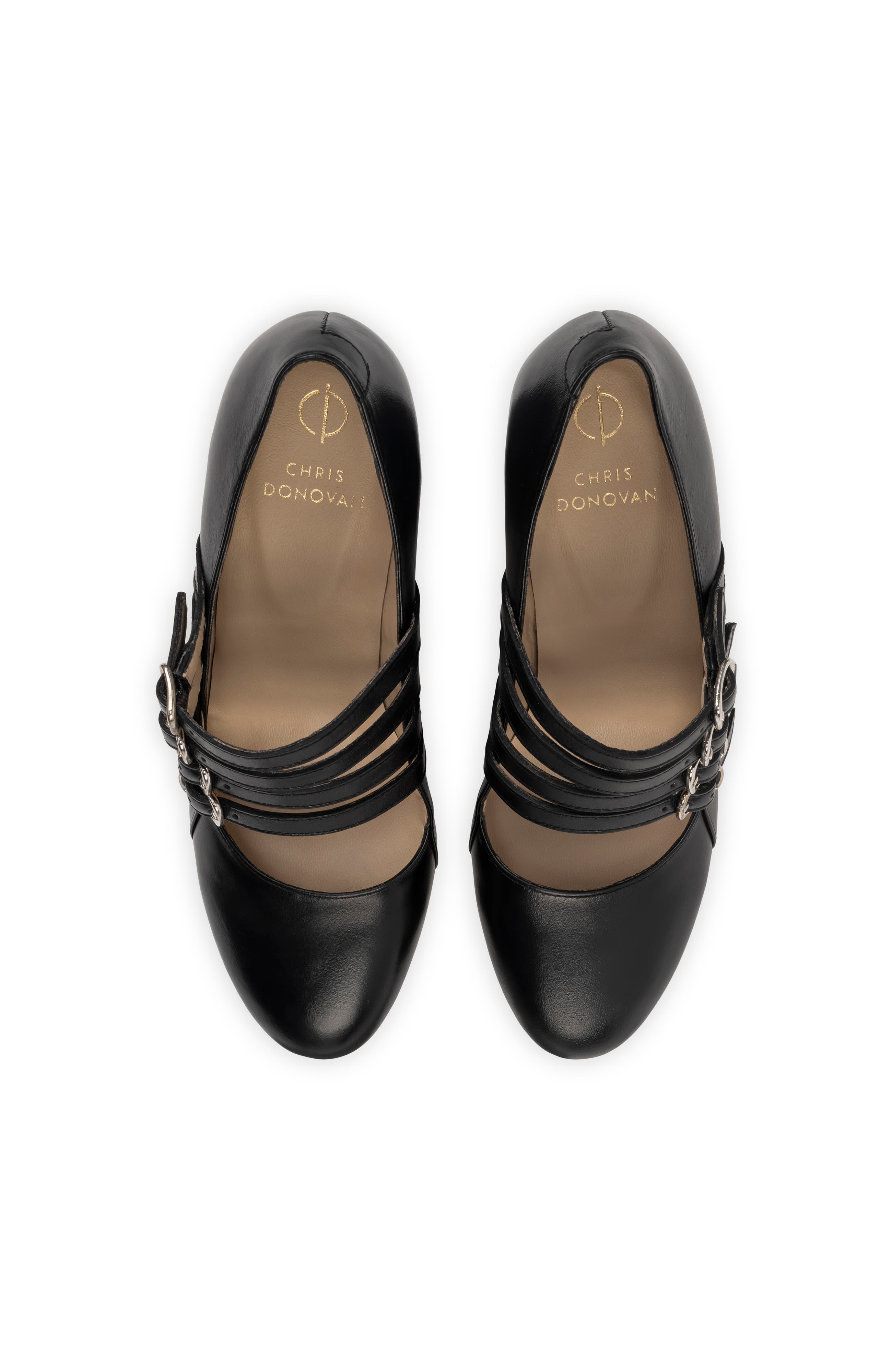 Chris Donovan Footwear Chalet Mary Jane, Alternate, color, Black