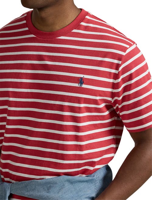 Polo Ralph Lauren Big & Tall Striped Jersey Crewneck T-shirt