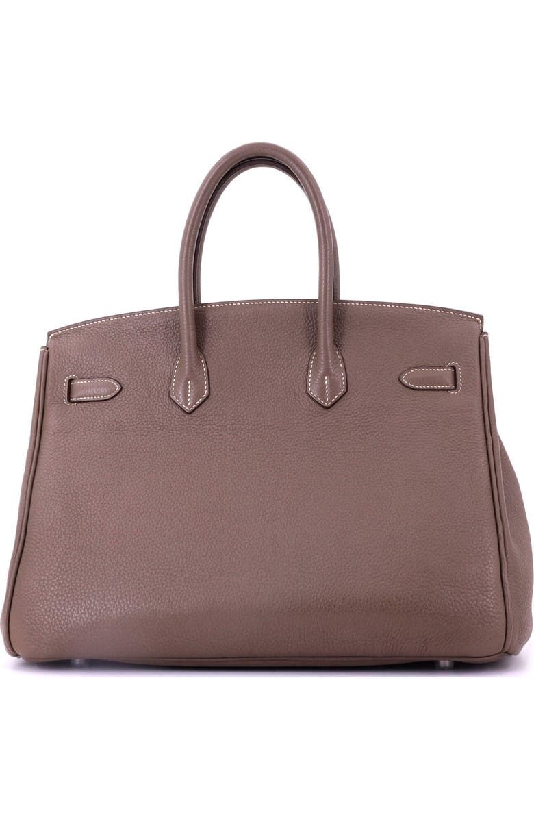 Pre-Owned Hermes Birkin Handbag Grey Togo with Palladium Hardware 35, Alternate, color, Etoupe
