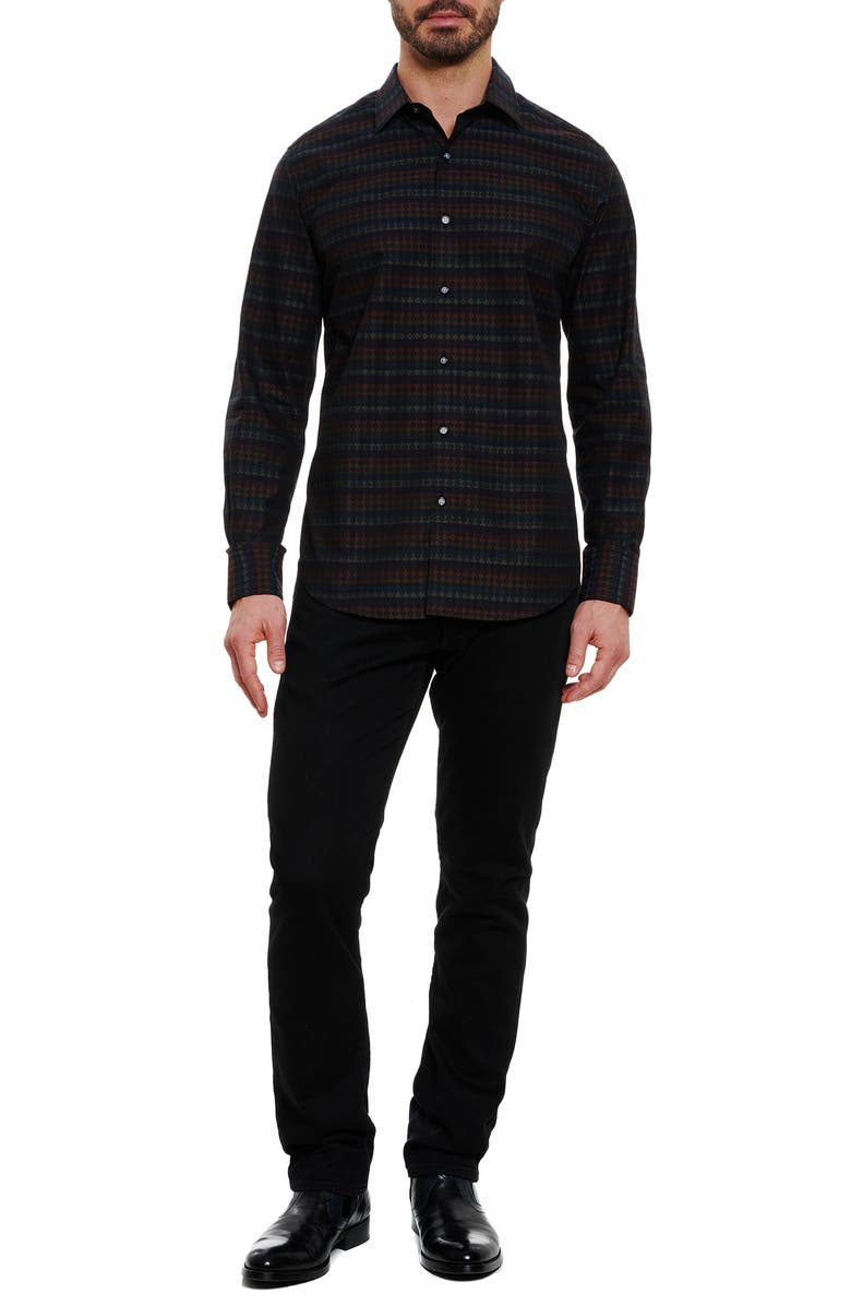 Robert Graham Calisoga Geo Cotton Button-Up Shirt, Alternate, color,