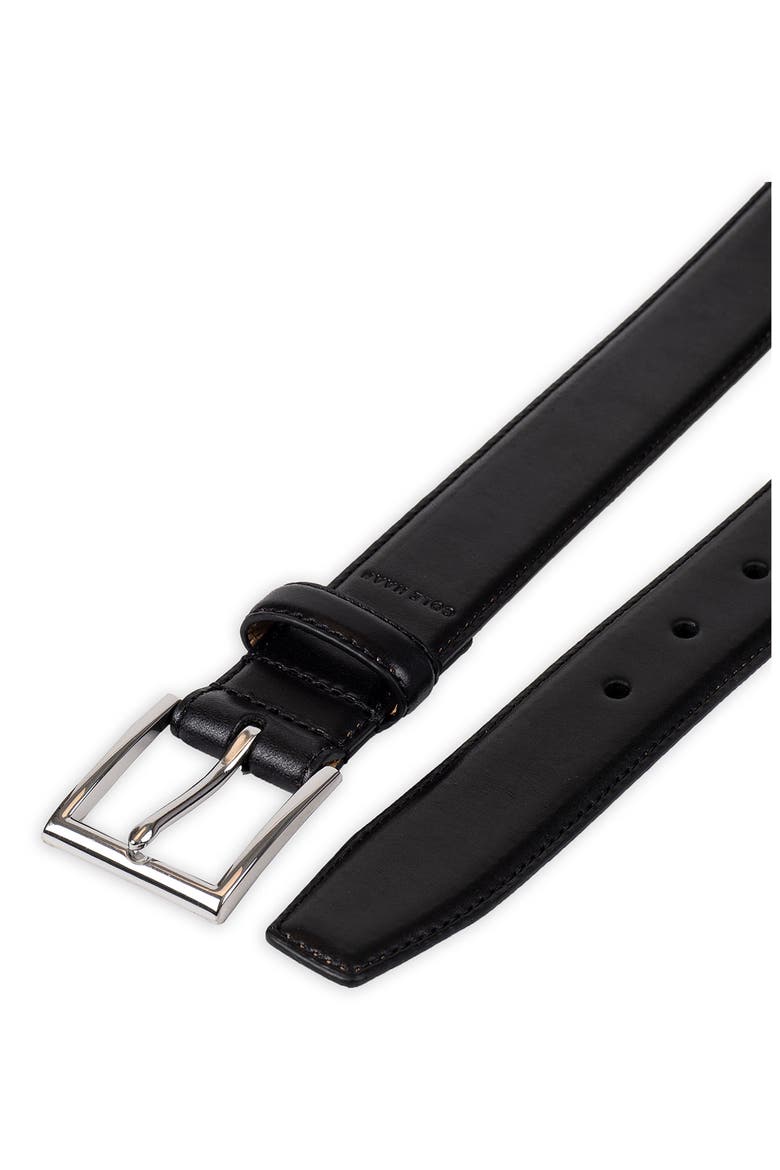 Gramercy Leather Belt, Alternate, color, BLACK