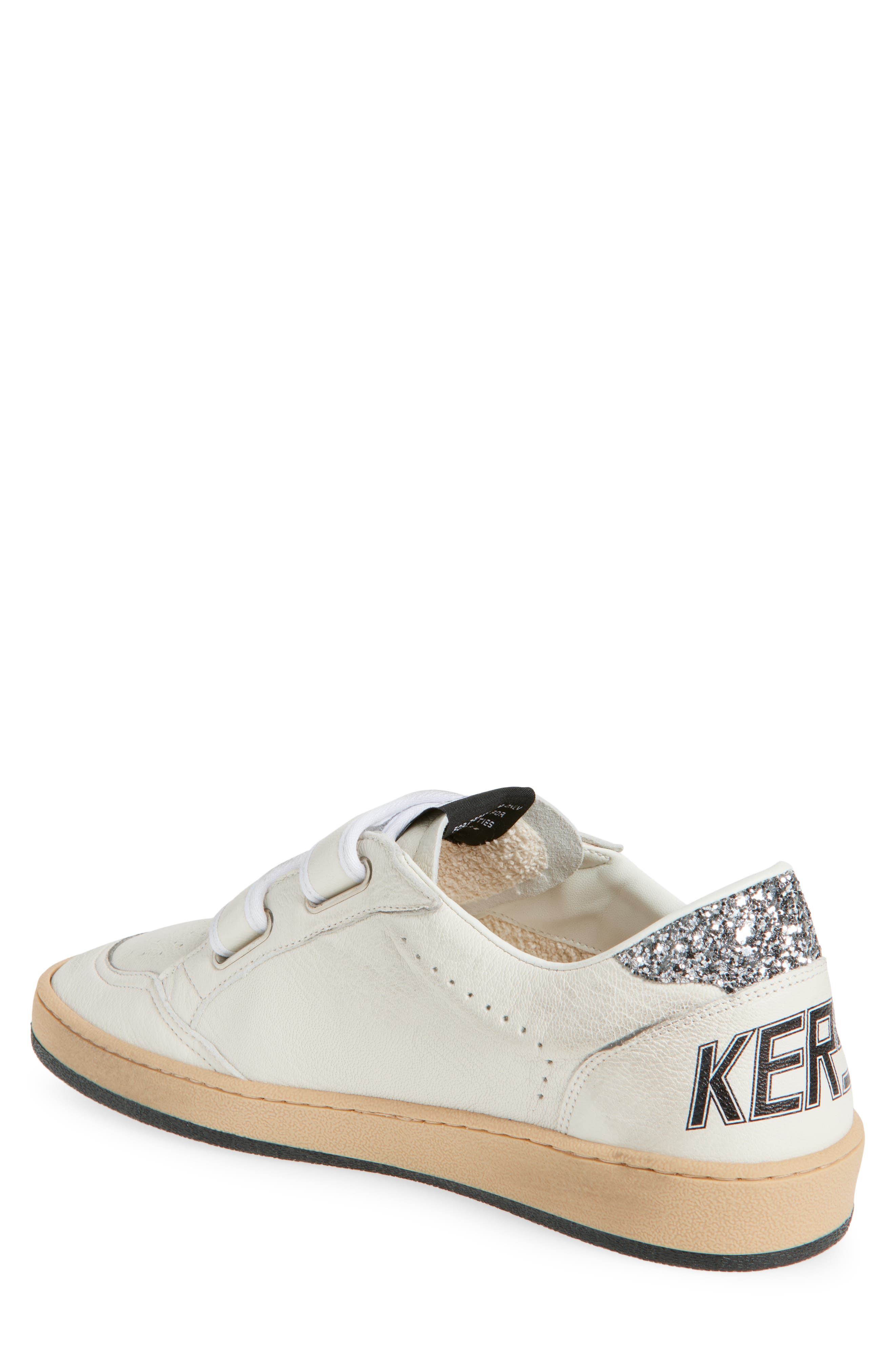 Golden Goose Ball Star Low Top Sneaker, Alternate, color, White/ Silver