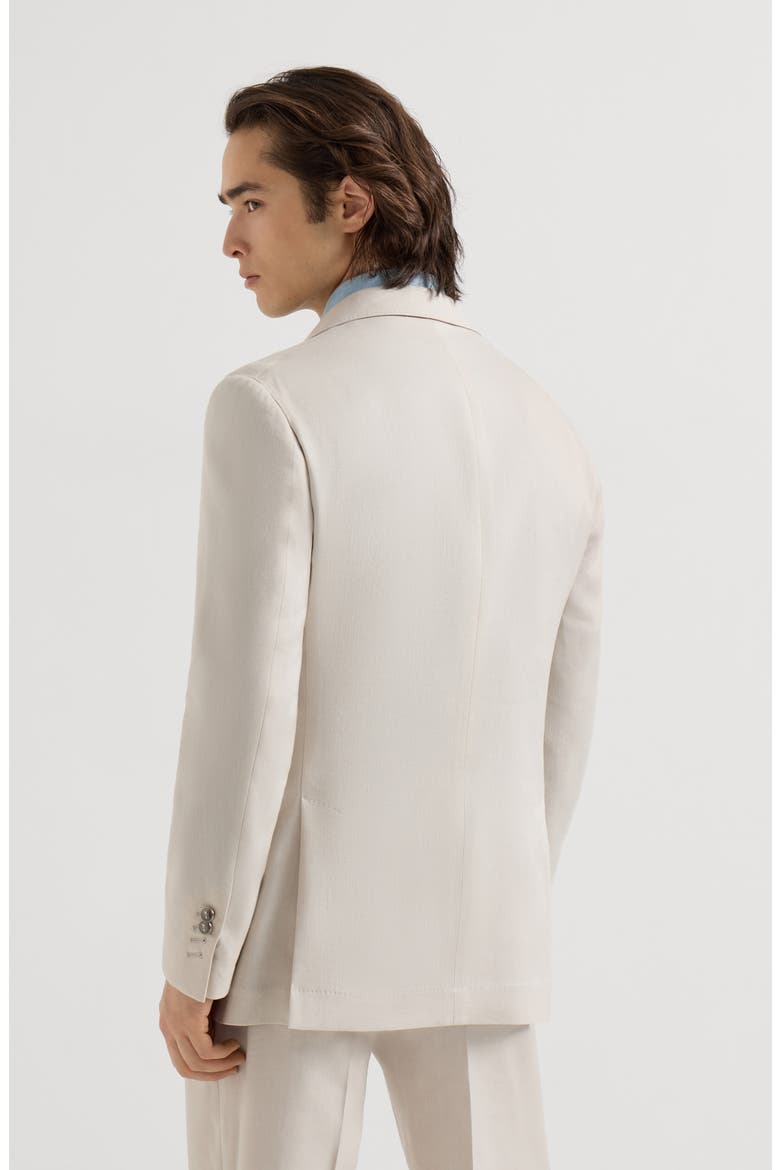 Blazer with peak lapel, Alternate, color, Buff