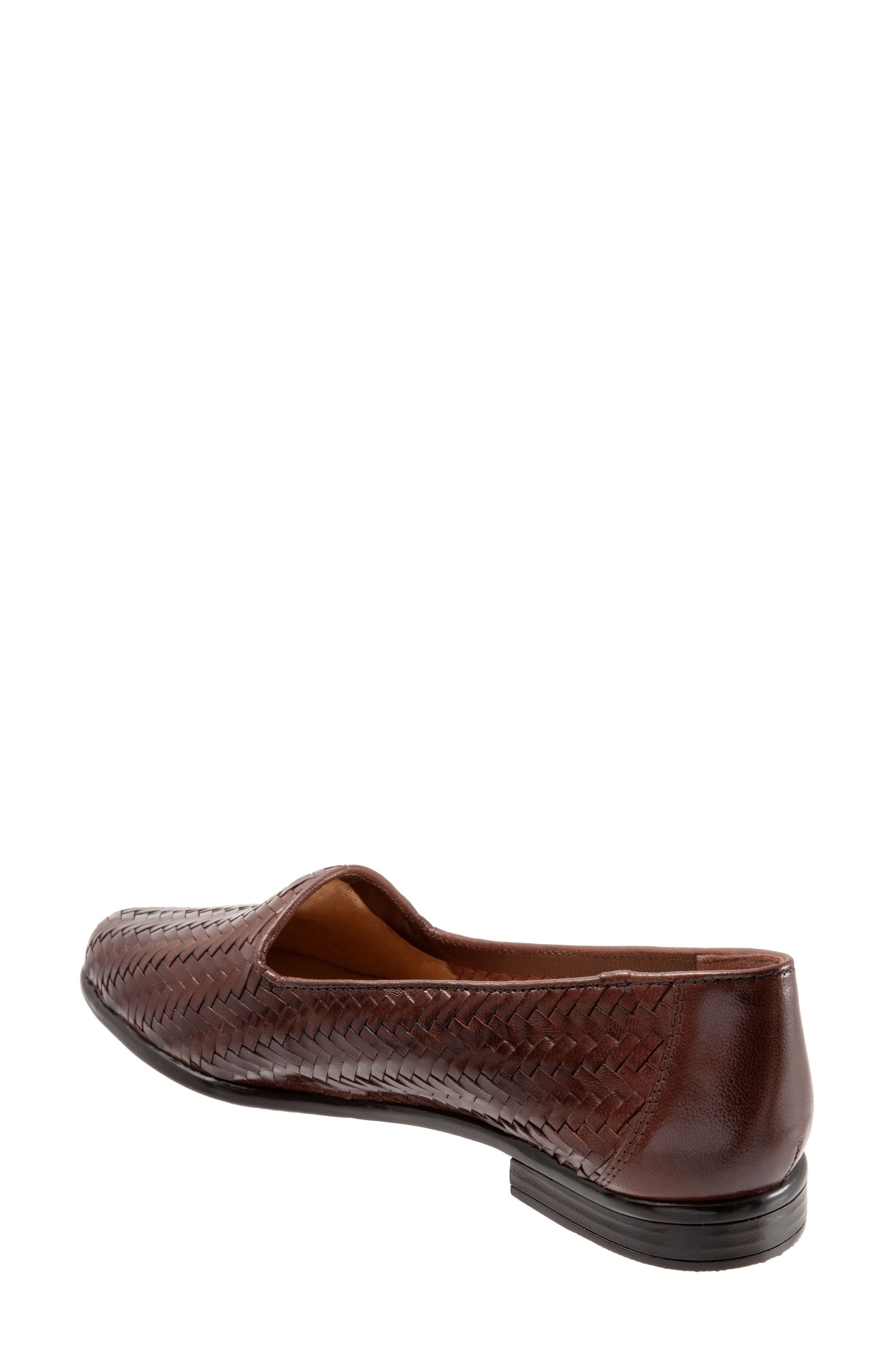Liz III Flat, Alternate, color, DARK BROWN