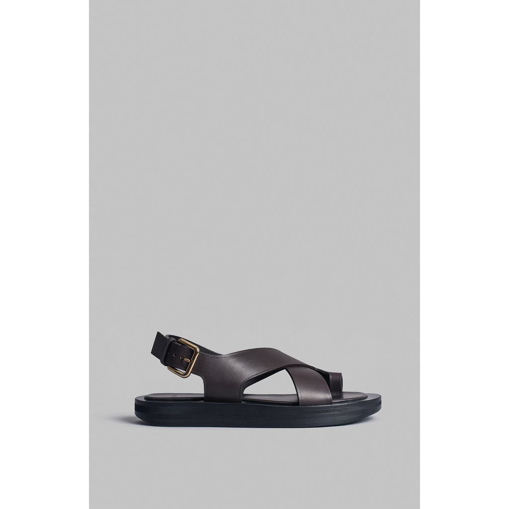 Co Leather Wrap Toe Sandal