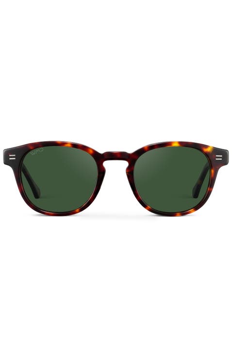 Felix - 48mm Round Polarized Sunglasses