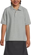 Lands' End School Uniform Kids Short Sleeve Mesh Polo Shirt