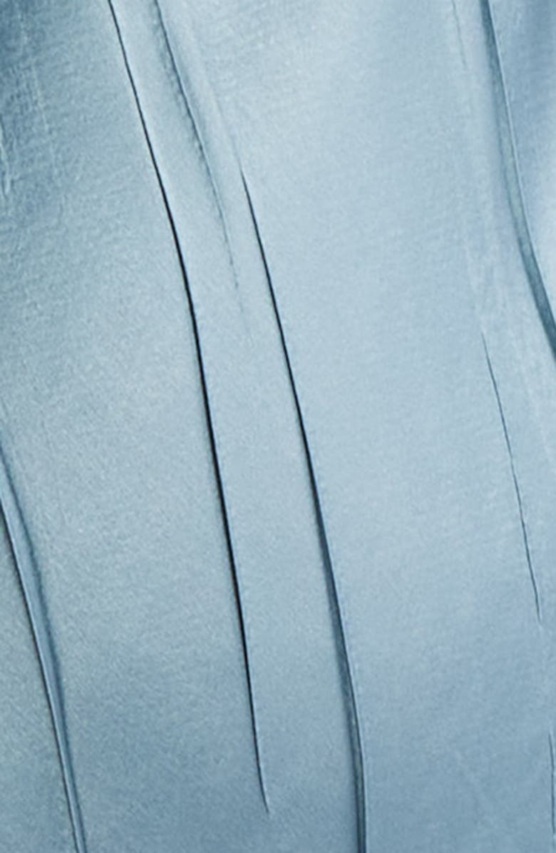 Komarov Textured Charmeuse & Chiffon Dress & Jacket Set, Alternate, color, Silver Blue