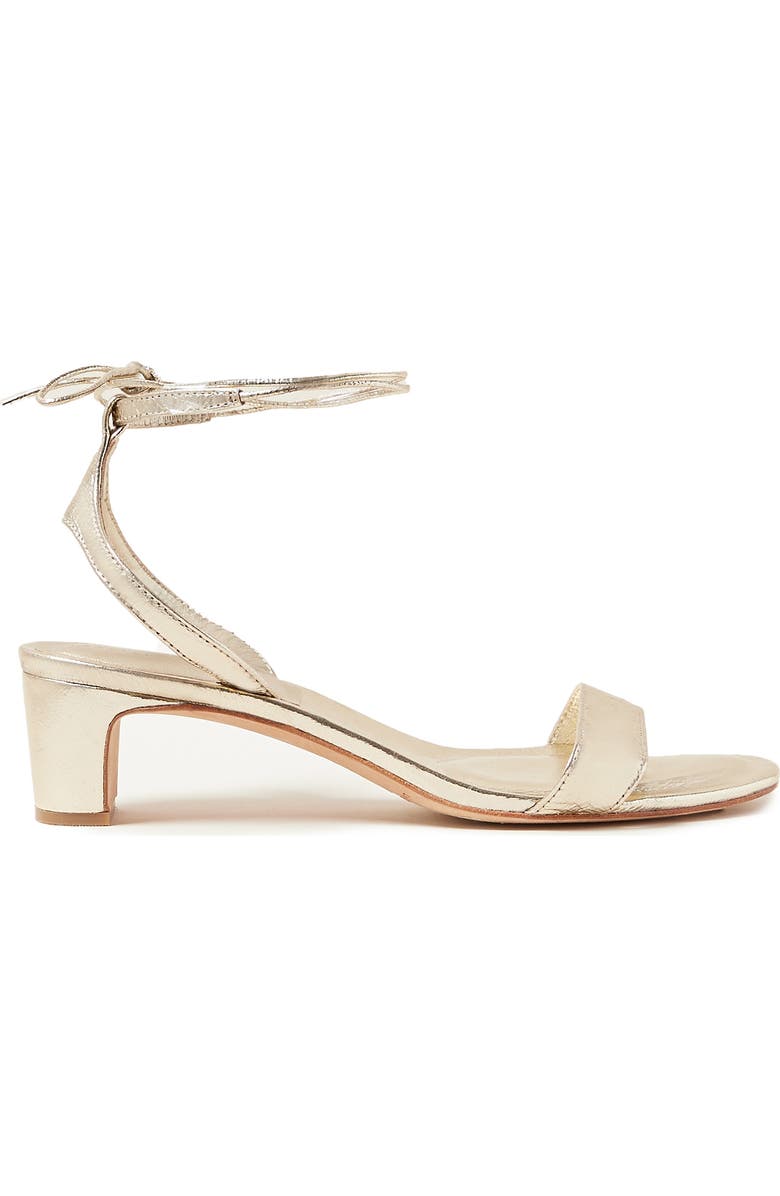 Loeffler Randall Jackie Ankle Tie Sandal, Alternate, color, Champagne